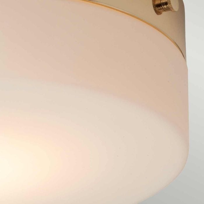 Elstead Lighting Tamar 1 Light Large Flush - Polished Gold