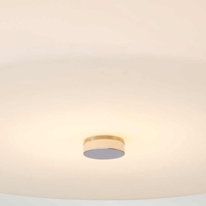 Elstead Lighting Tamar 1 Light Medium Flush - Polished Chrome