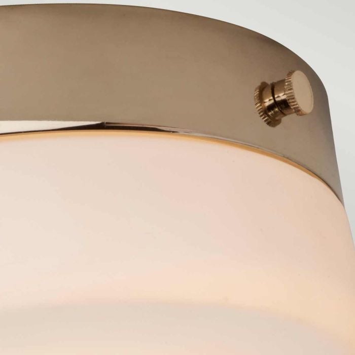Elstead Lighting Tamar 1 Light Medium Flush - Polished Gold