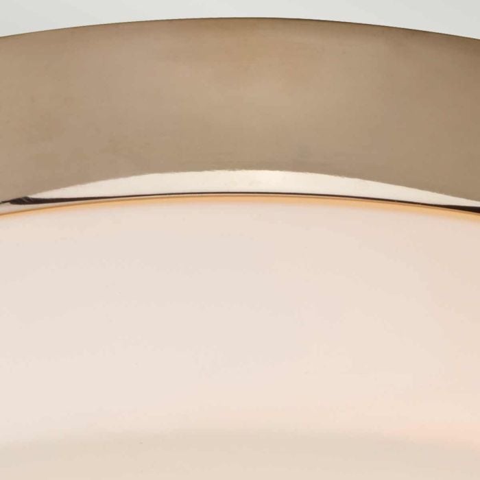 Elstead Lighting Tamar 1 Light Medium Flush - Polished Gold