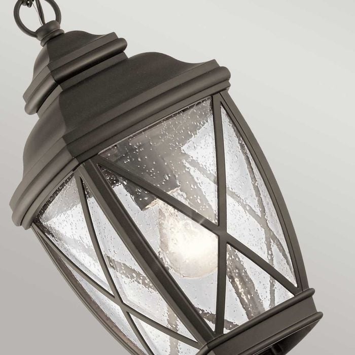 Elstead Lighting Tangier 1 Light Medium 7.5" Chain Lantern - Olde Bronze