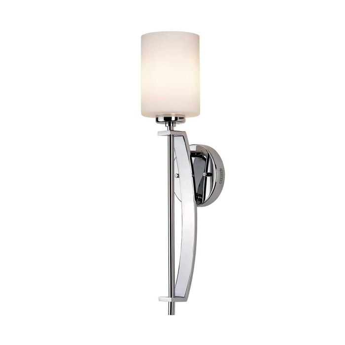 elstead lighting Taylor 1 Light Large Wall Light - Polished Chrome