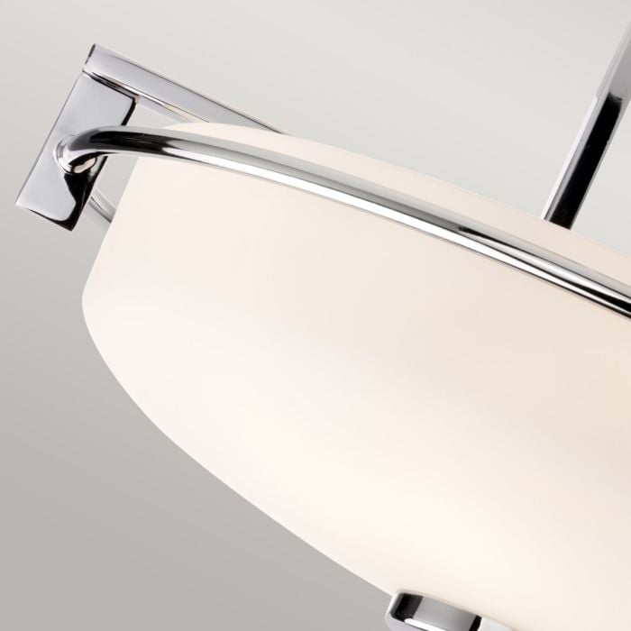 Elstead Lighting Taylor 3 Light Semi-Flush Light - Polished Chrome