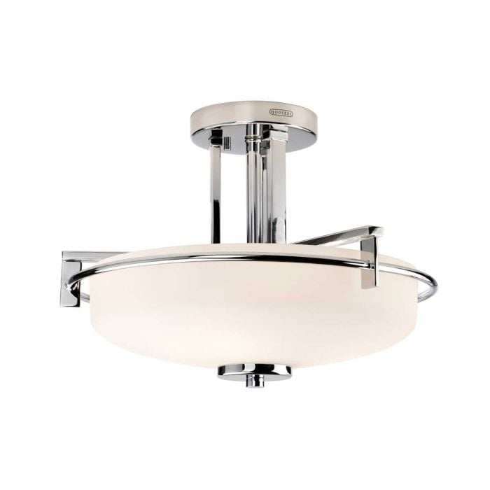 elstead lighting Taylor 3 Light Semi-Flush Light - Polished Chrome