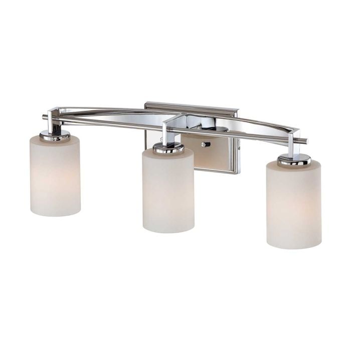 elstead lighting Taylor 3 Light Wall Light - Polished Chrome