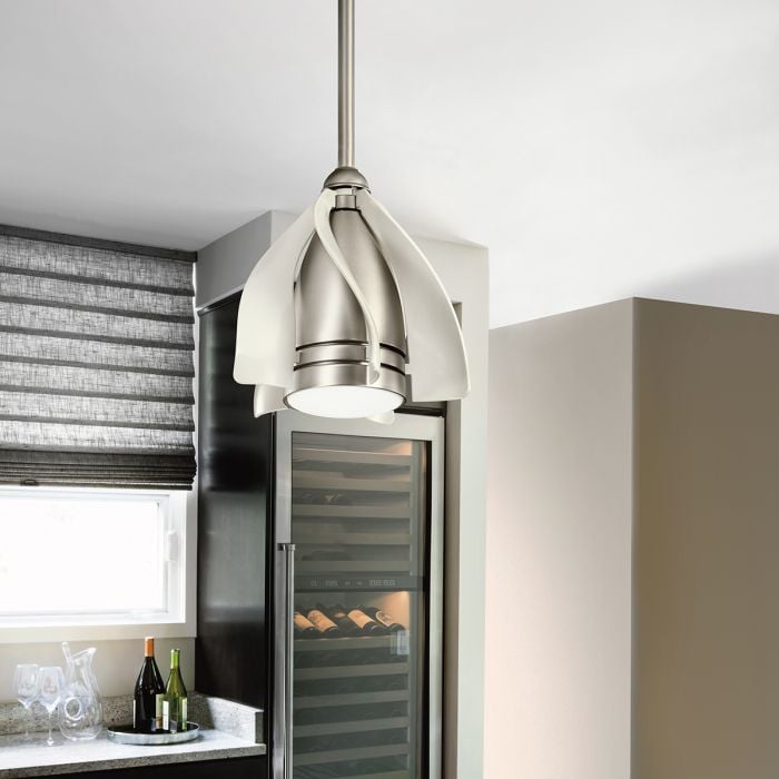Elstead Lighting Terna - 15in / 38cm Fan - Brushed Nickel