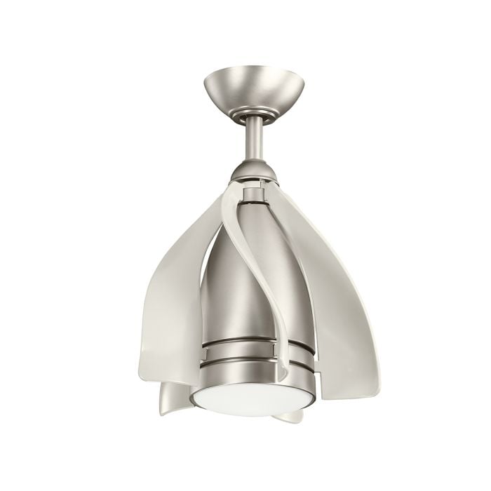 elstead lighting Terna - 15in / 38cm Fan - Brushed Nickel