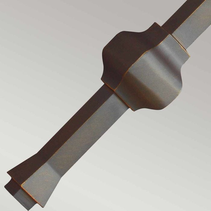 Elstead Lighting Teva 1 Light Wall Light - Antique Bronze