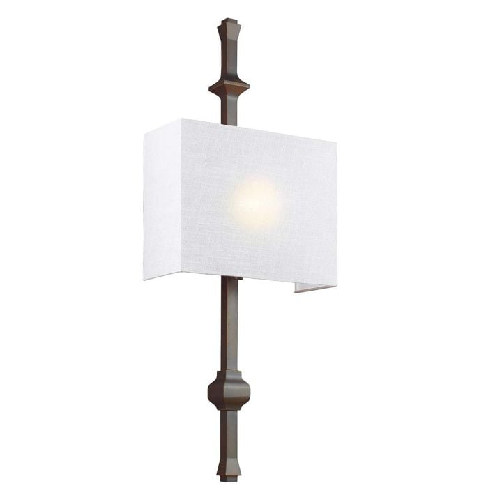elstead lighting Teva 1 Light Wall Light - Antique Bronze