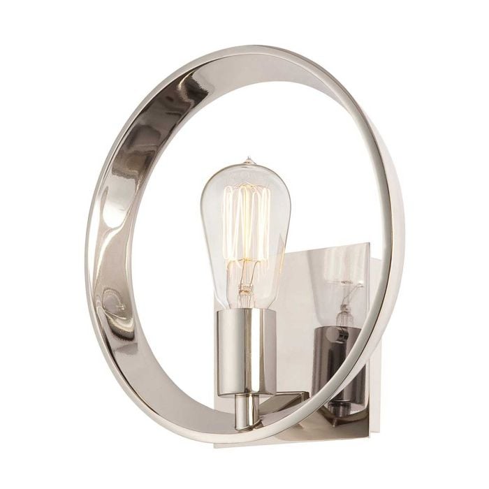 elstead lighting Theater Row 1 Light Wall Light - Imperial Silver