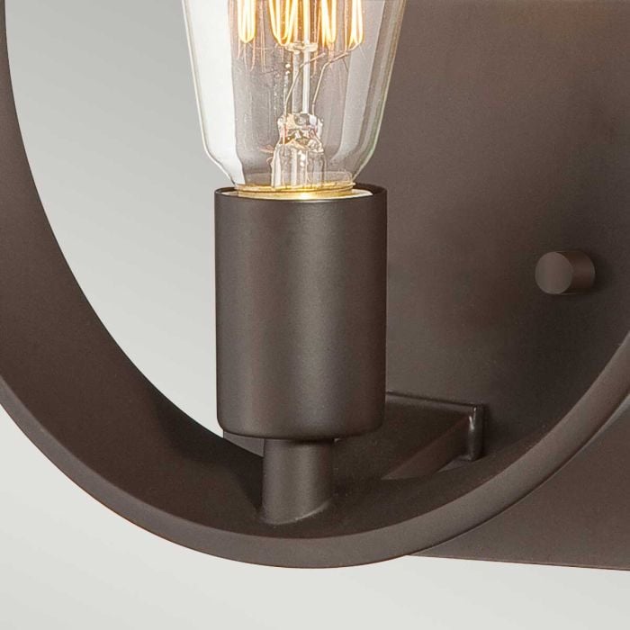 Elstead Lighting Theater Row 1 Light Wall Light - Western Bronze