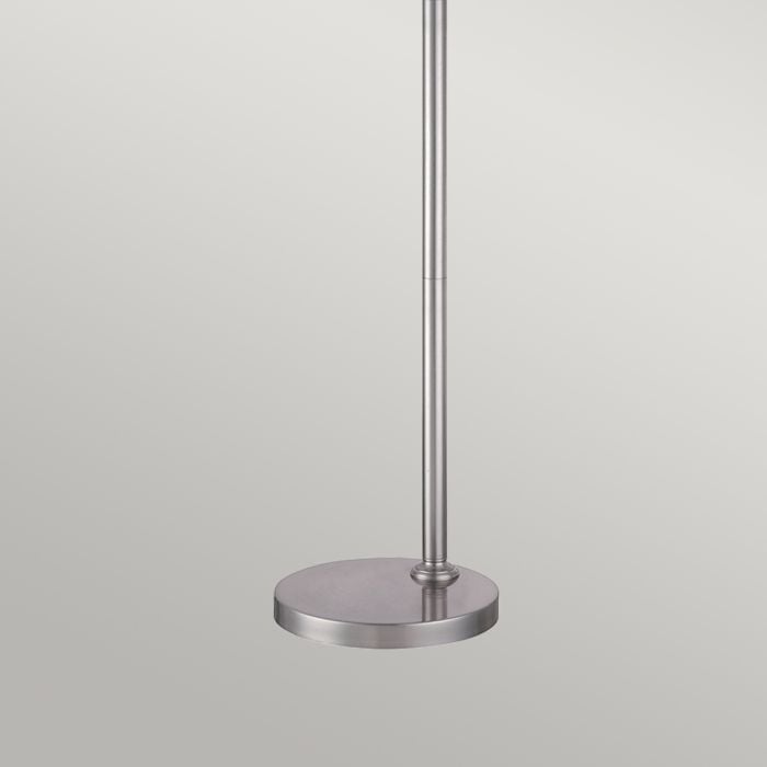 Elstead Lighting Thompson LED Floor Lamp In Brushed Nickel