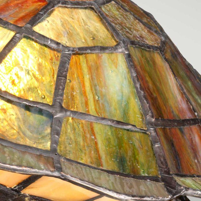Elstead Lighting Tiffany Animal Lamps Sawback Turtle Lamp - Vintage Bronze