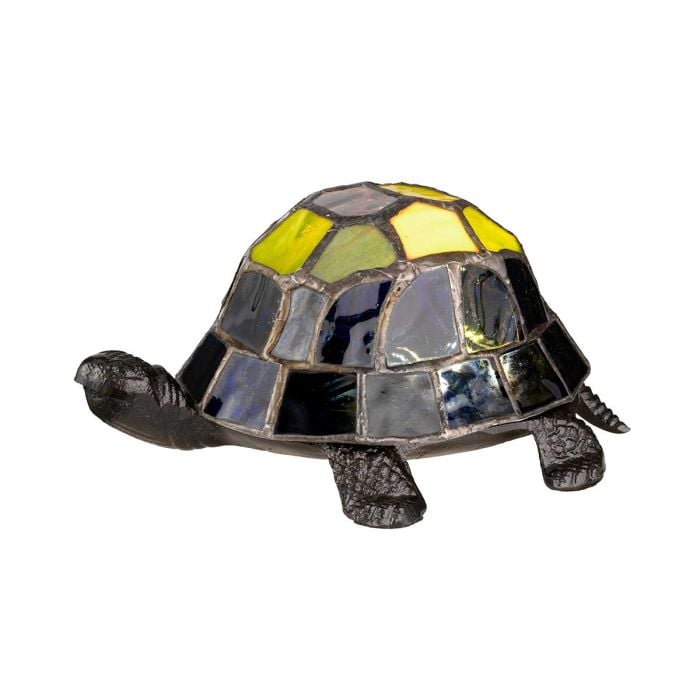 elstead lighting Tiffany Animal Lamps Tortoise Tiffany Lamp - Vintage Bronze
