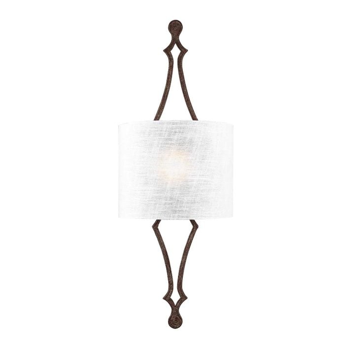 elstead lighting Tilling 1 Light Wall Light - Weathered Iron