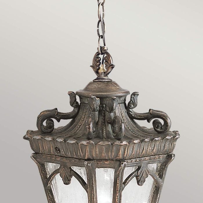 Elstead Lighting Tournai 1 Light Medium Chain Lantern - Londonderry
