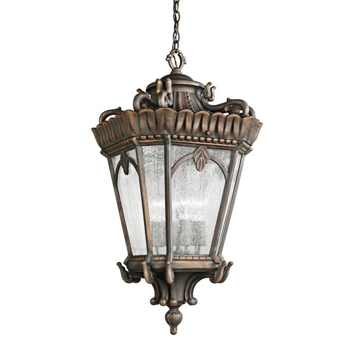 elstead lighting Tournai 1 Light Medium Chain Lantern - Londonderry