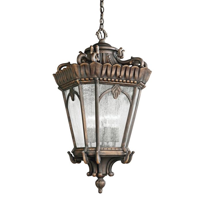 elstead lighting Tournai 3 Light Extra Large Chain Lantern - Londonderry