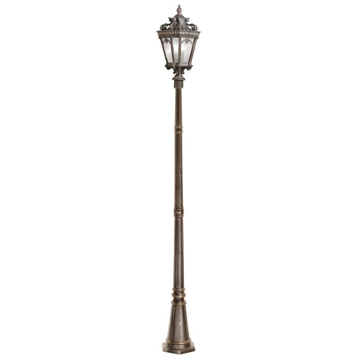 elstead lighting Tournai 3 Light Extra Large Lamp post - Londonderry