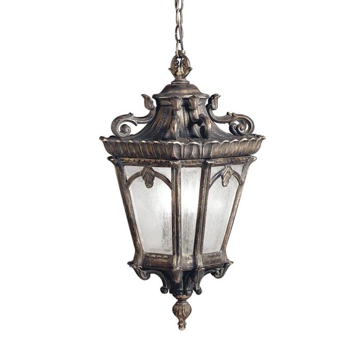 elstead lighting Tournai 4 Light Grand Extra Large Chain Lantern - Londonderry