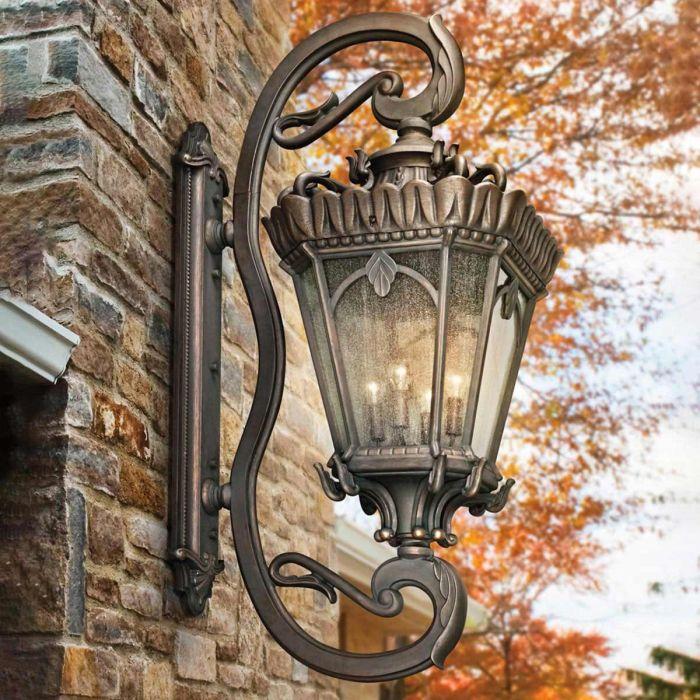 Elstead Lighting Tournai 4 Light Grand Extra Large Wall Lantern - Londonderry