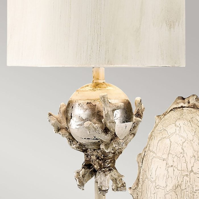 Elstead Lighting Trellis 1 Light Wall Light - Putty Patina & Silver Leaf
