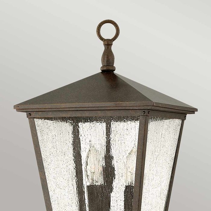 Elstead Lighting Trellis 3 Light Large Pedestal - Regency Bronze
