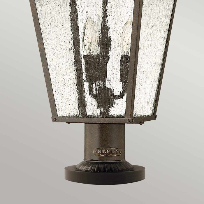 Elstead Lighting Trellis 3 Light Large Pedestal - Regency Bronze