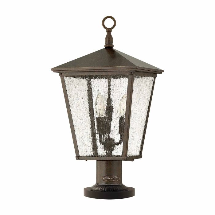 elstead lighting Trellis 3 Light Large Pedestal - Regency Bronze