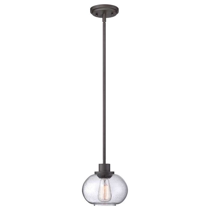 elstead lighting Trilogy 1 Light Pendant - Old Bronze