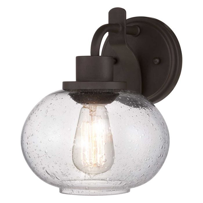 elstead lighting Trilogy 1 Light Wall Light - Old Bronze