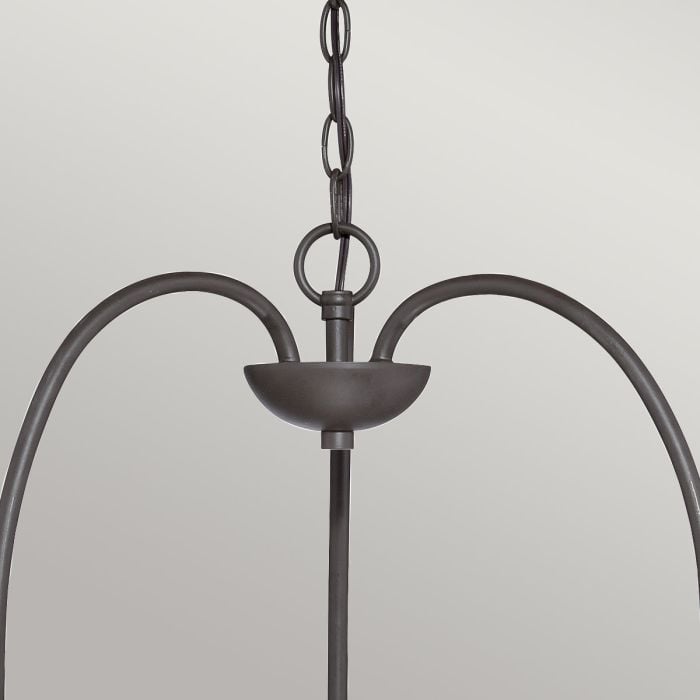 Elstead Lighting Trilogy 3 Light Chandelier - Old Bronze