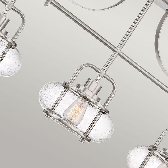 Elstead Lighting Trilogy 3 Light Island Light - Brushed Nickel