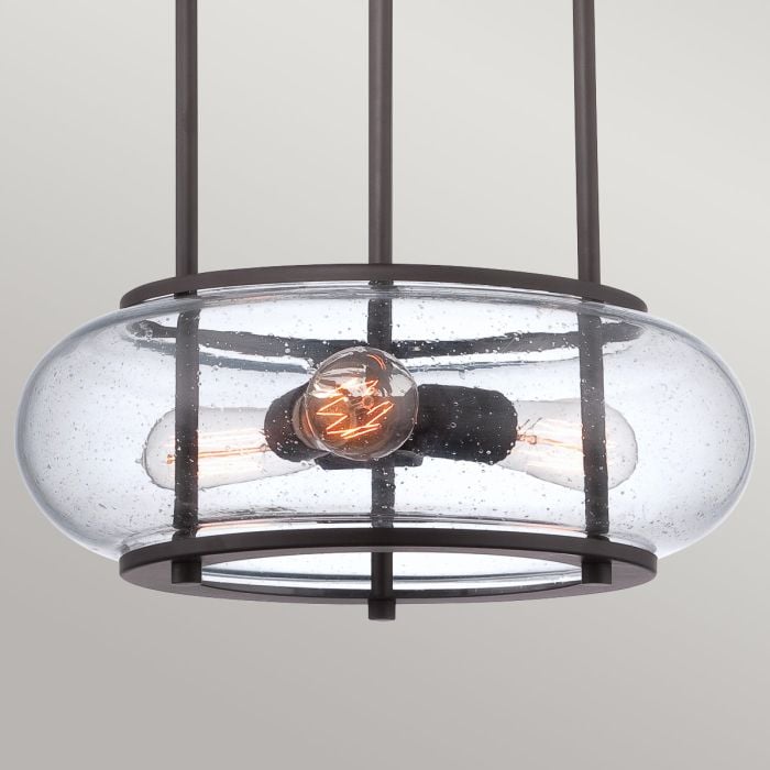 Elstead Lighting Trilogy 3 Light Pendant - Old Bronze