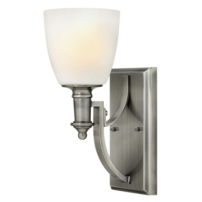 elstead lighting Truman 1 Light Wall Light - Antique Nickel