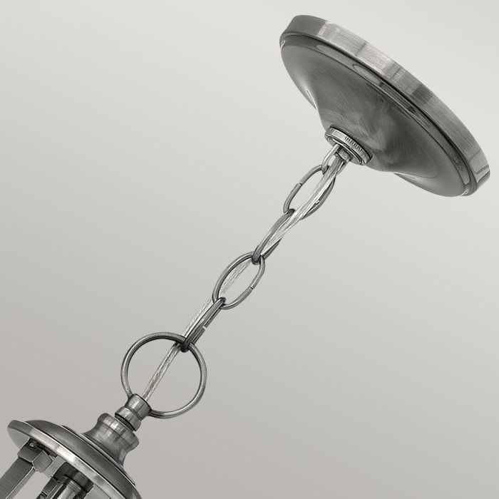 Elstead Lighting Truman 3 Light Chandelier - Antique Nickel