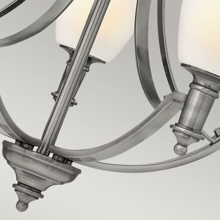 Elstead Lighting Truman 5 Light Chandelier - Antique Nickel