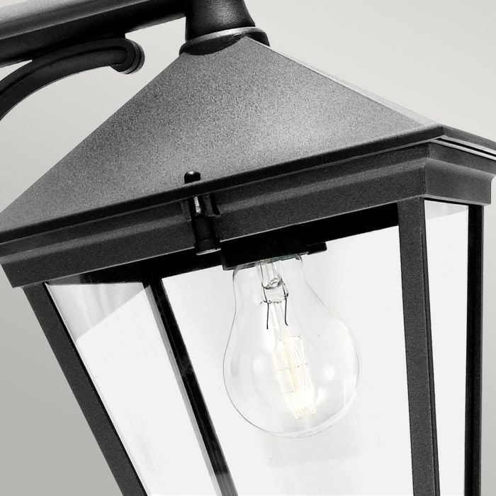 Elstead Lighting Turin 1 Light Down Wall Lantern - Black