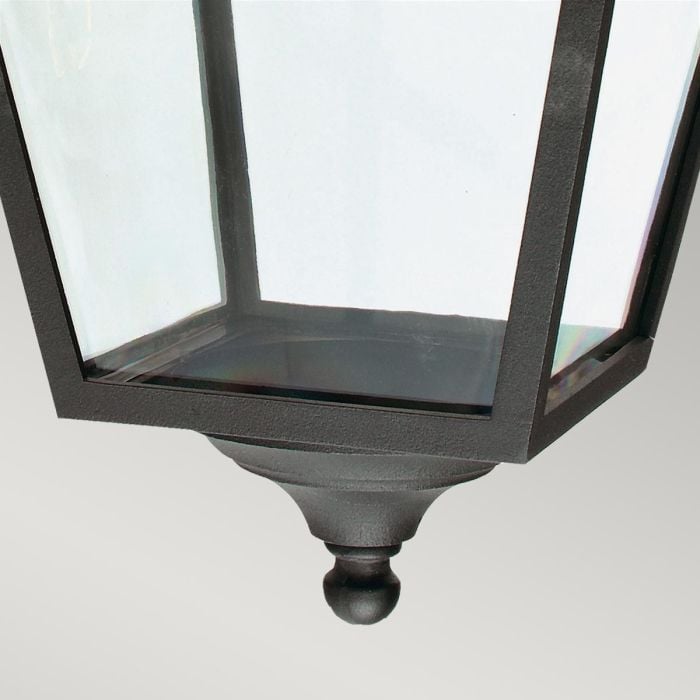 Elstead Lighting Turin Grande 1 Light Chain Lantern - Black