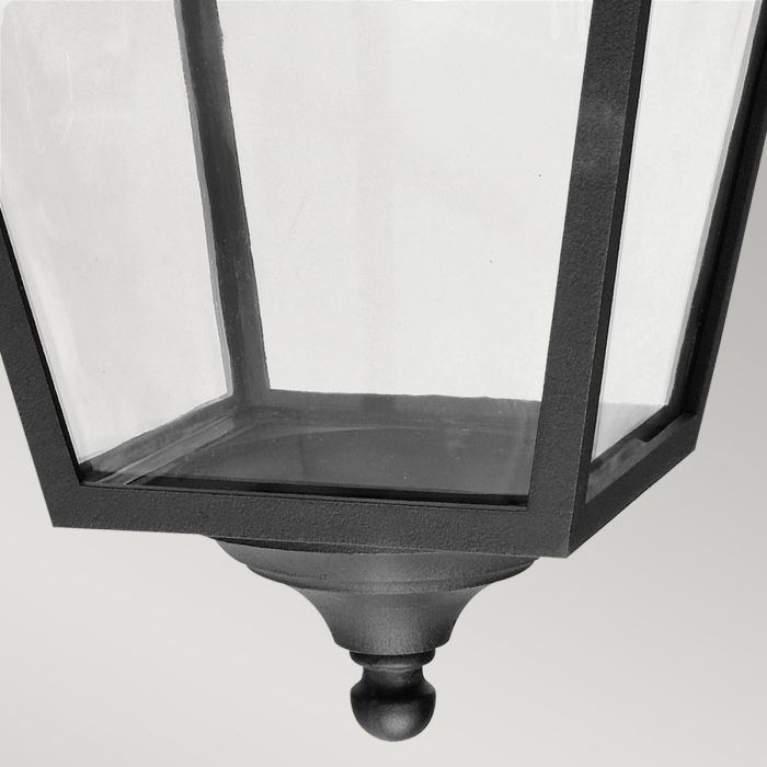 Elstead Lighting Turin Grande 1 Light Down Wall Lantern - Black
