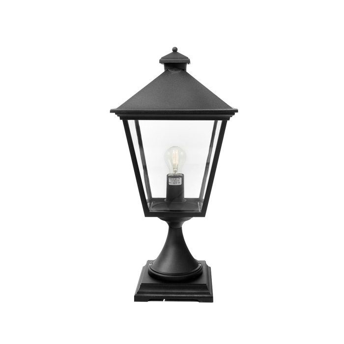 elstead lighting Turin Grande 1 Light Pedestal - Black