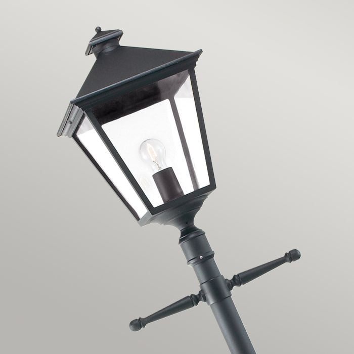 Elstead Lighting Turin Grande 1 Light Single Post - Black