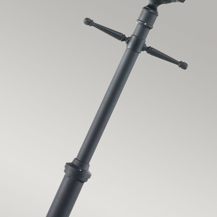 Elstead Lighting Turin Grande 1 Light Single Post - Black