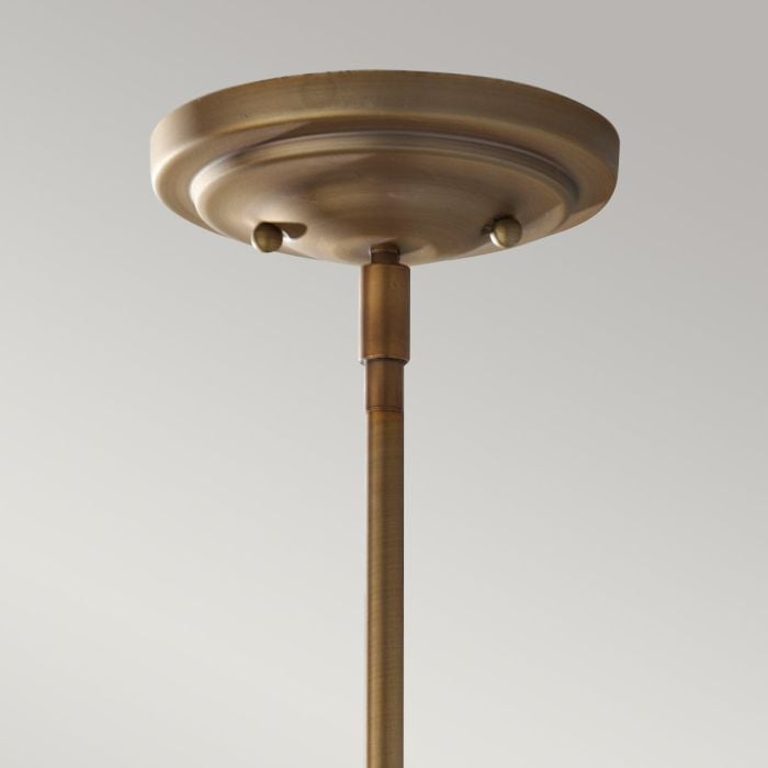 Elstead Lighting Urban Renewal 1 Light Mini Pendant - Dark Antique Brass