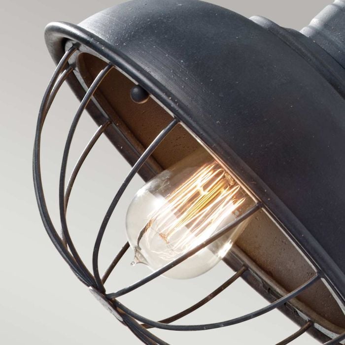 Elstead Lighting Urban Renewal 1 Light Pendant - Antique Forged Iron