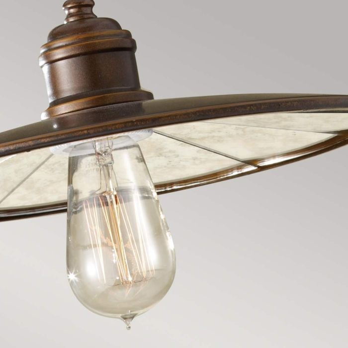 Elstead Lighting Urban Renewal 1 Light Pendant - Astral Bronze