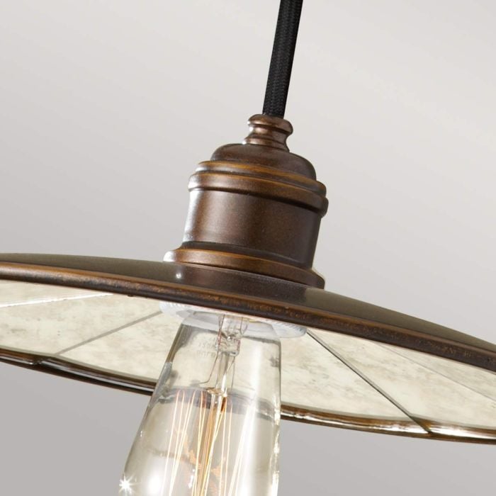Elstead Lighting Urban Renewal 1 Light Pendant - Astral Bronze