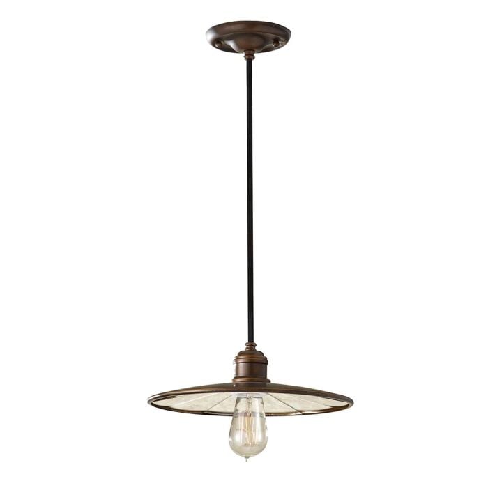 elstead lighting Urban Renewal 1 Light Pendant - Astral Bronze