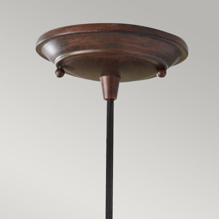 Elstead Lighting Urban Renewal 1 Light Pendant - Parisian Bronze