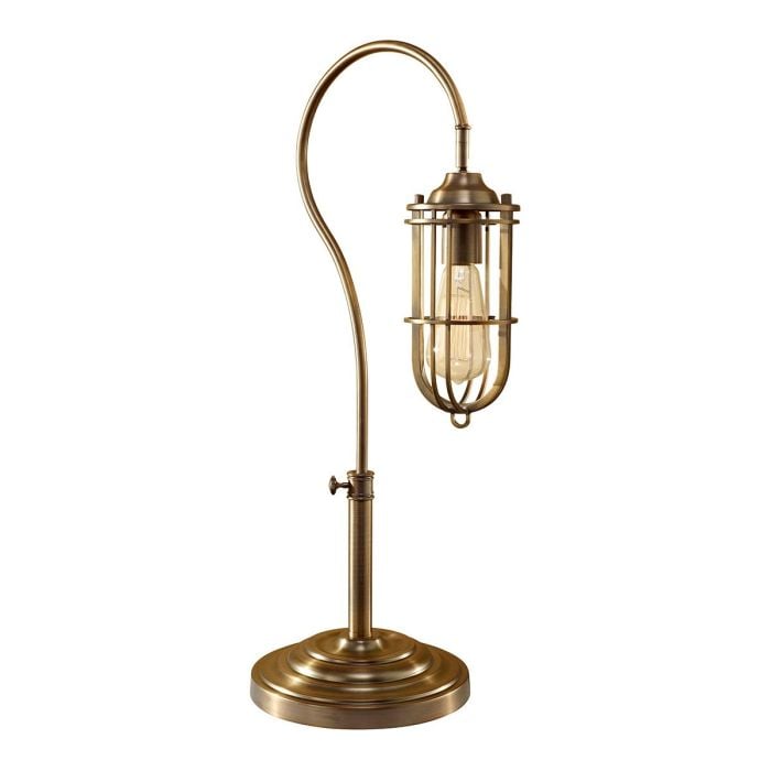 elstead lighting Urban Renewal 1 Light Table Lamp - Dark Antique Brass
